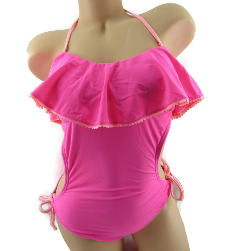 IN MOCEAN Women's Hot Pink One Piece Swimwear